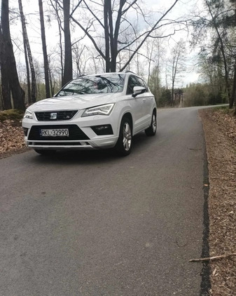 Seat Ateca cena 84900 przebieg: 161000, rok produkcji 2018 z Słomniki małe 121